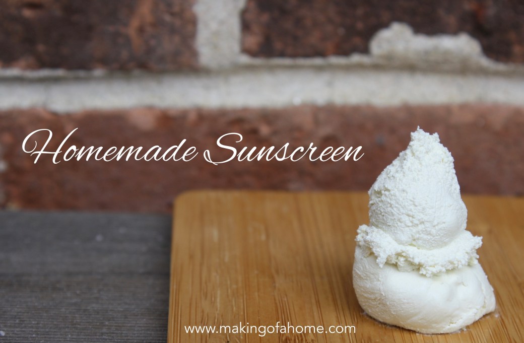 Homemade Sunscreen